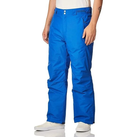 NEW Columbia Bugaboo Snowboarding Ski Pants Men's 2XL XXL Short Blue Waterproof - Picture 1 of 3